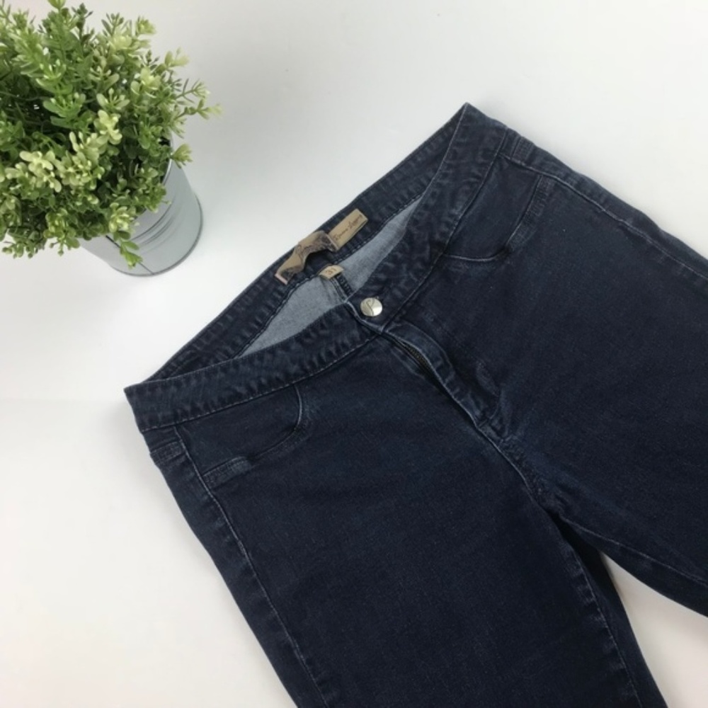 Paige Rowena Leggings Dark Wash Skinny Jeans 31 - Picture 5 of 10